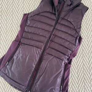 Lululemon Women's Purple Hooded Puffer Vest